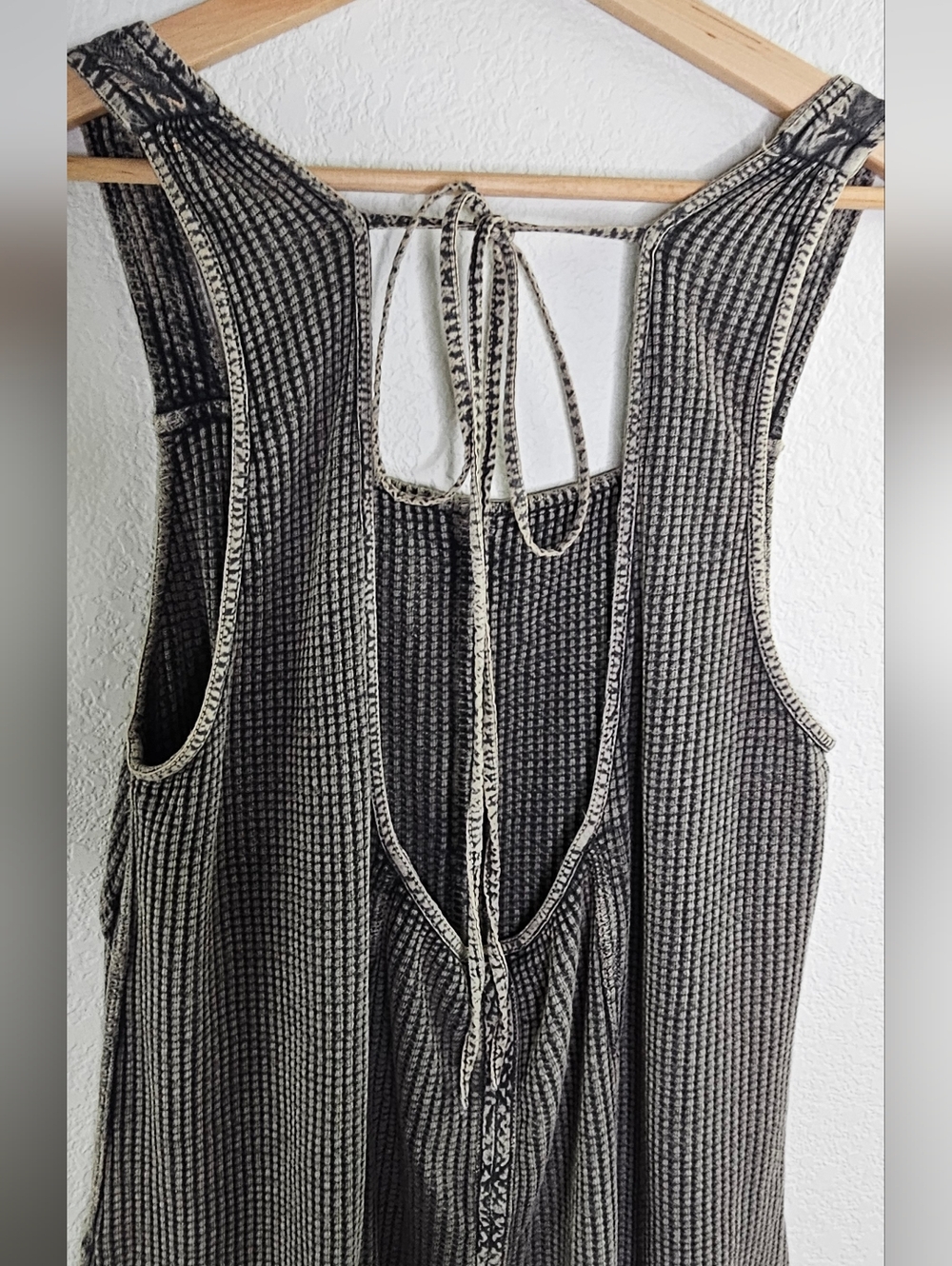 Free People Waffle Knit Jumpsuit Romper XL - Picture 5 of 10